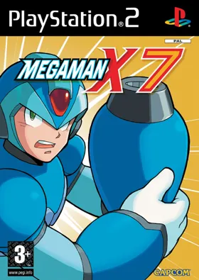 Mega Man X7 box cover front